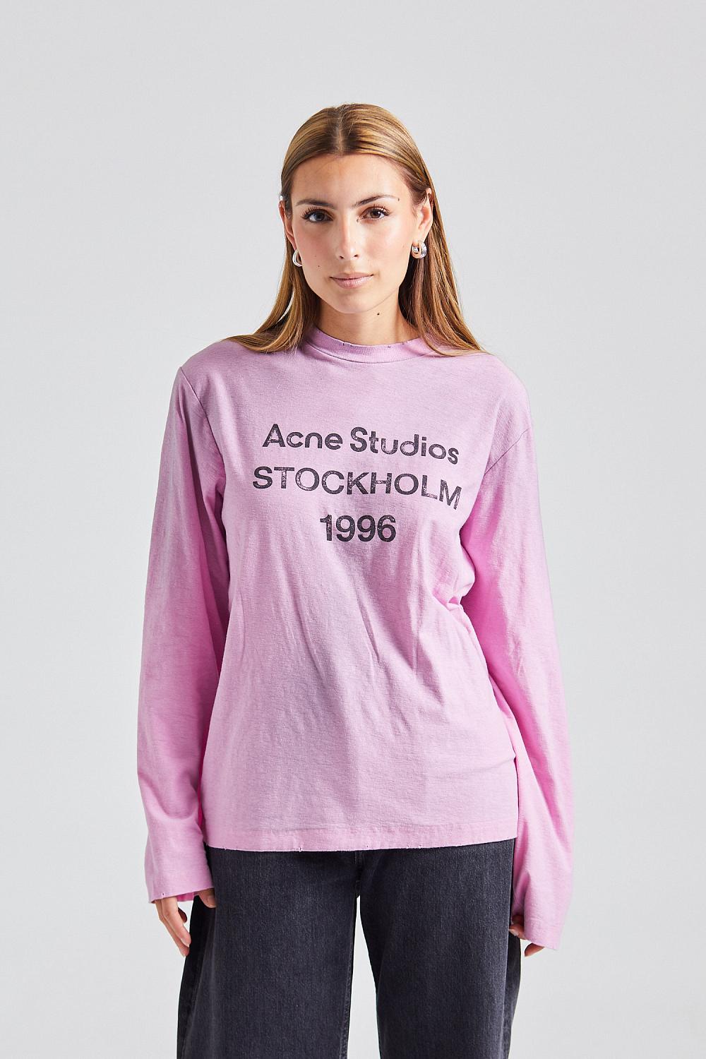 FN-UX-TSHI000016 Cotton Pink | Acne Studios | Dame | Retro